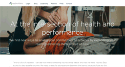Desktop Screenshot of healtheathlete.com